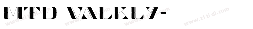 MTD valkly字体转换